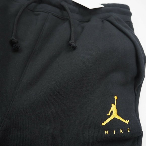 Nike Air Jordan Jump Men NBA Champs 91 Men Fleece Pants Black SZ - Picture 4 of 12